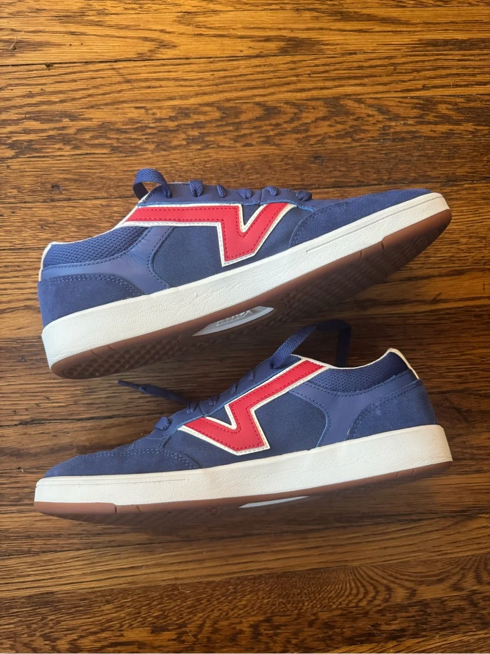 Vans Men’s Lowland CC Retro Sport Blue Red Skate Shoes Sneakers Size 13 US  Vans
